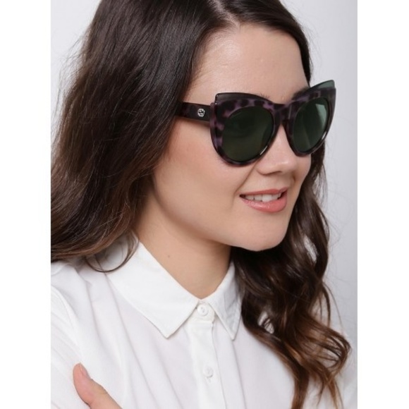 Gucci Havana Animal Print Cat Eye Sunglasses main image 7